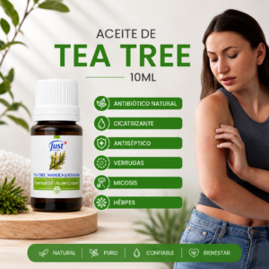 Aceite Esencial de Tea Tree, Manuca y Rosalina