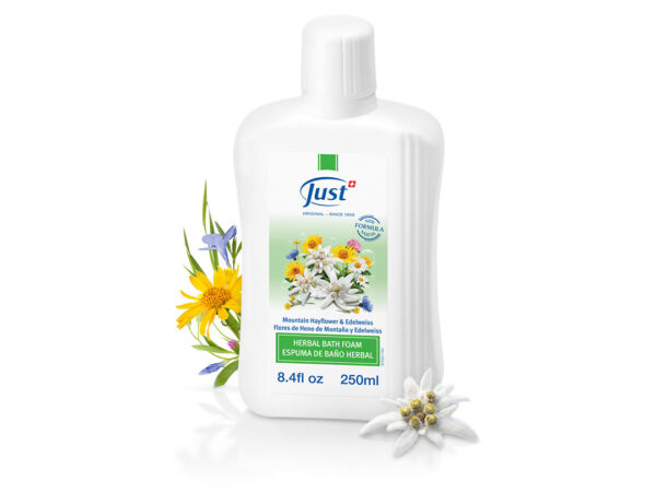 Espuma de Baño con Flores de Heno de Montaña y Edelweiss | Nueva Fórmula