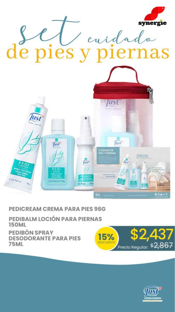 Set cuidado de pies y piernas