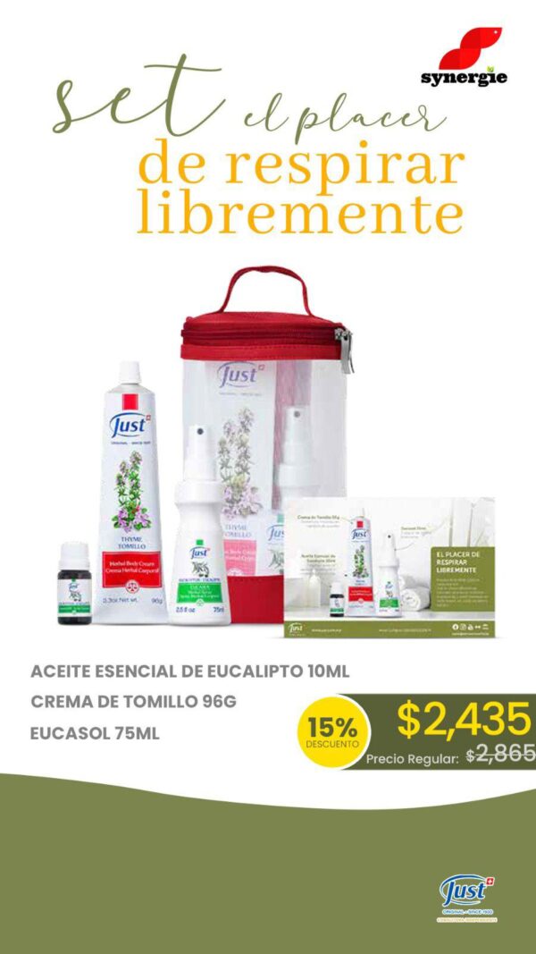Set el placer de respirar libremente