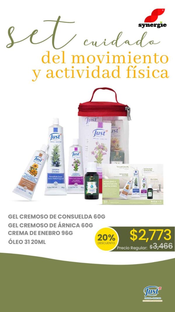 Set cuidado del movimiento y actividad física